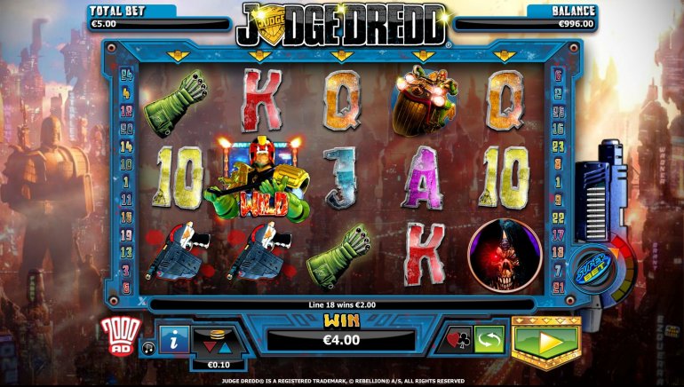 juez dredd slot